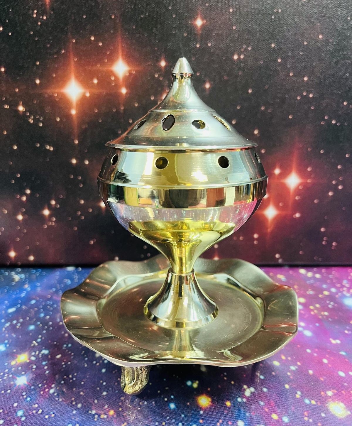 Brass Incense Burner 5"