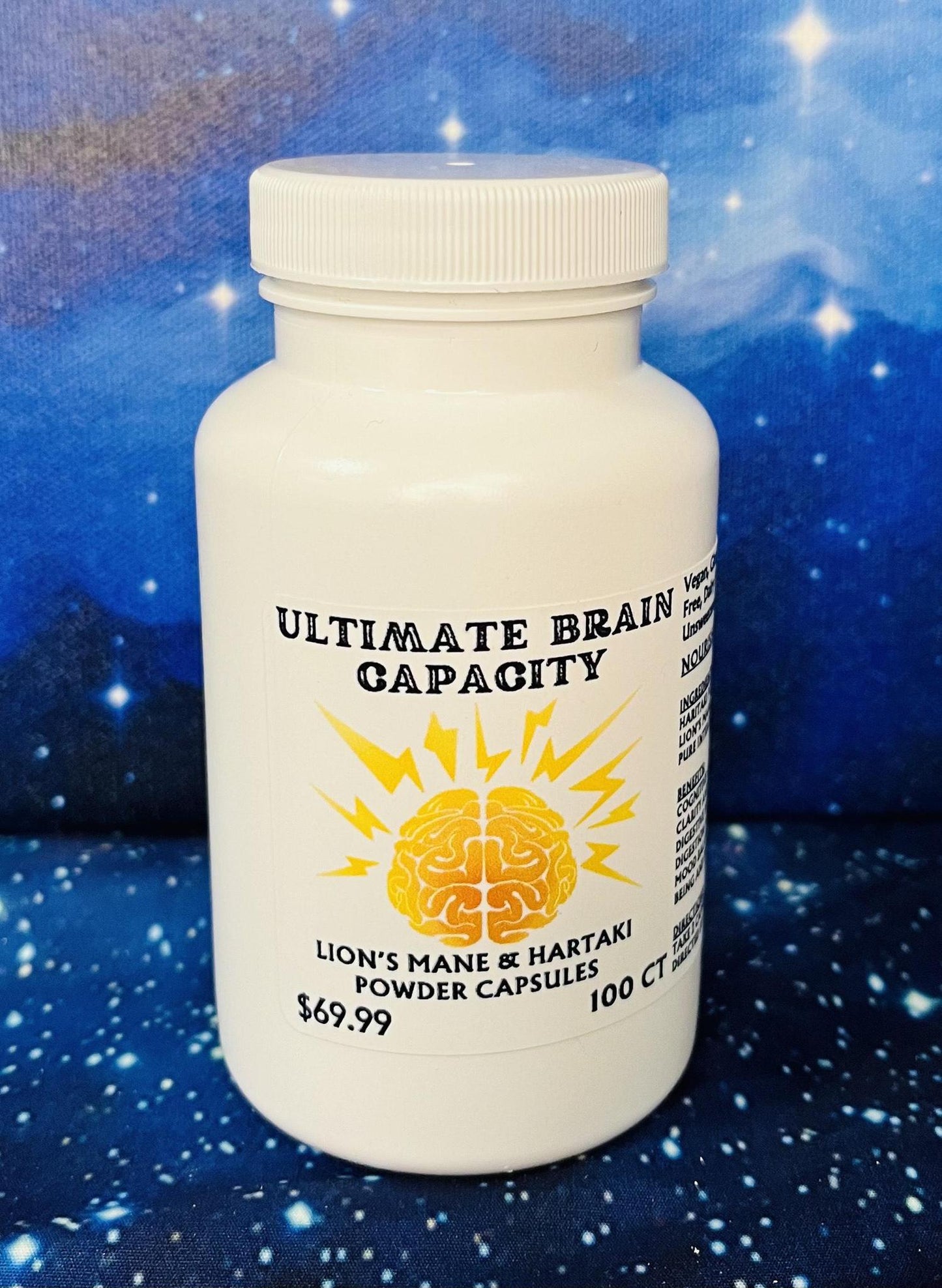 Ultimate Brain Capacity Lion's Mane & Haritaki Capsules