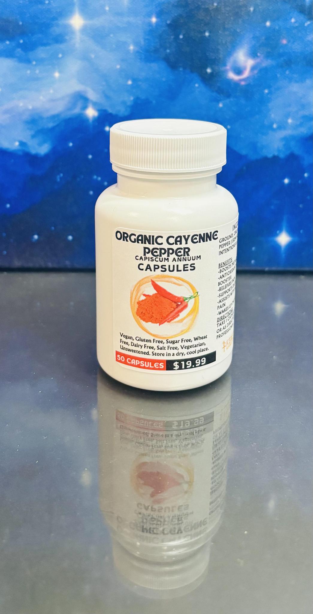 Organic Cayenne Pepper Capsules 50ct