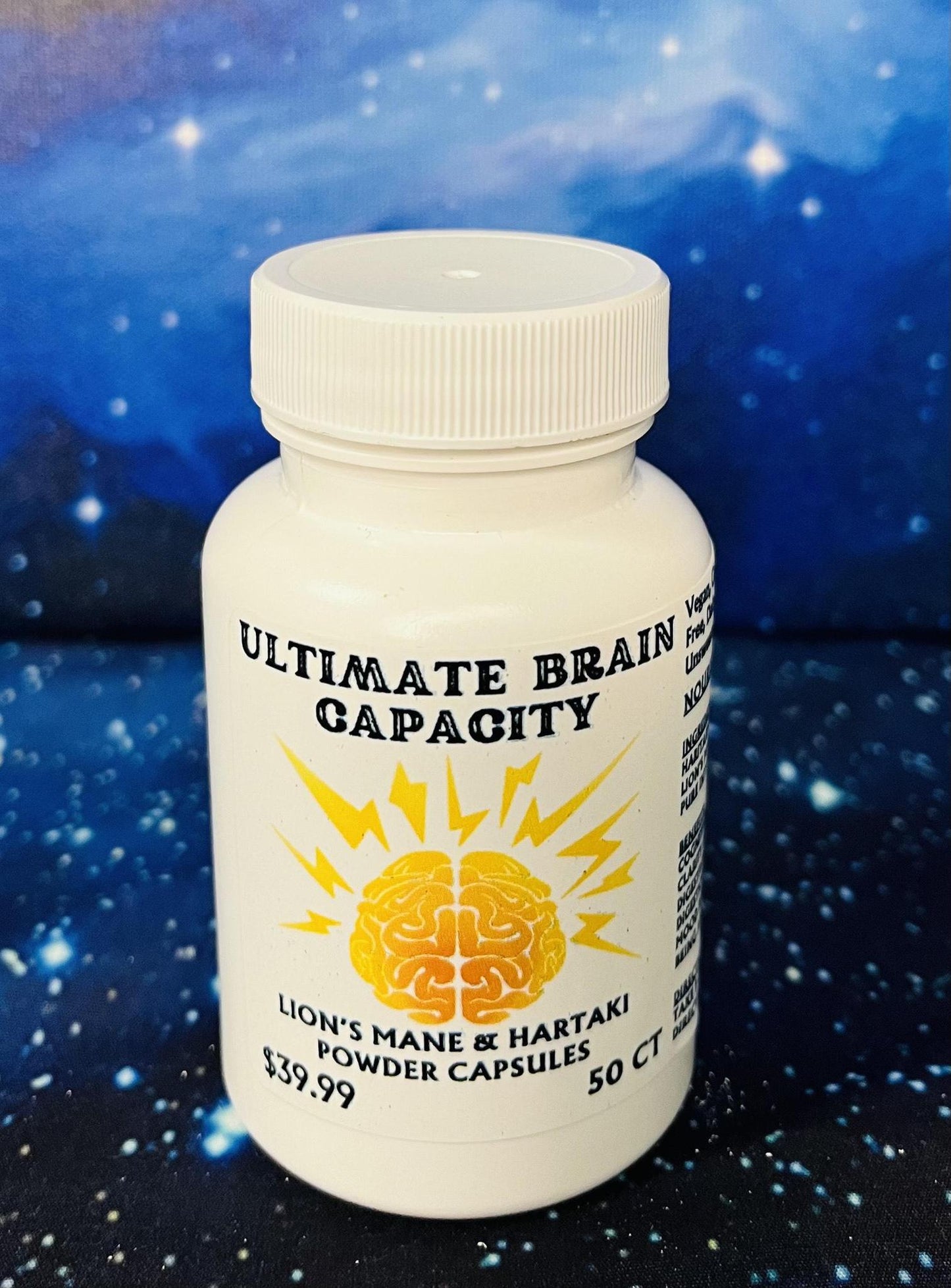 Ultimate Brain Capacity Lion's Mane & Haritaki Capsules