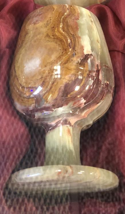 Banded Onyx Goblet (Single)