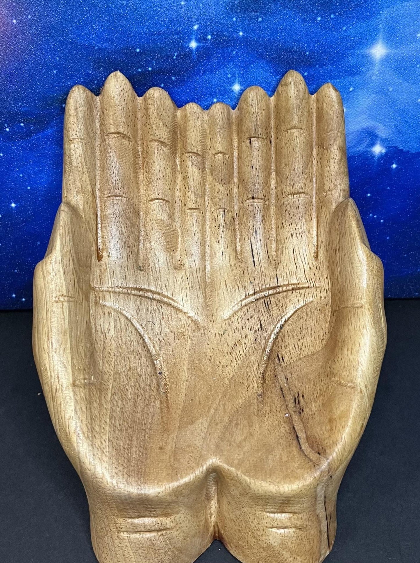 Wooden Offering Hands