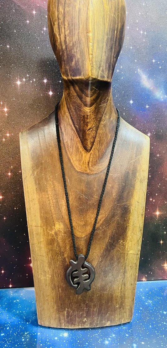 Ghanaian Gye Nyame Rope Necklace