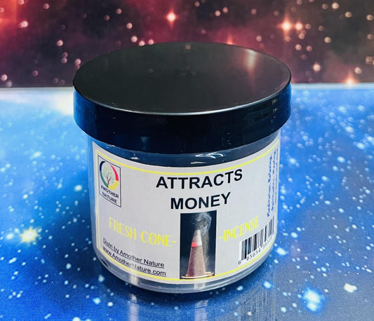 Attracts Money Incense Cones (Handmade)