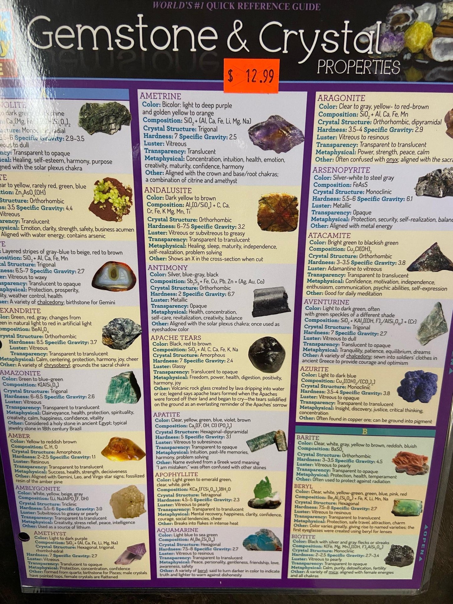 Gemstone & Crystal Properties Study Guide