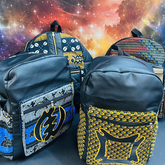 Ghanaian Bookbags w/ Andinkra Symbols