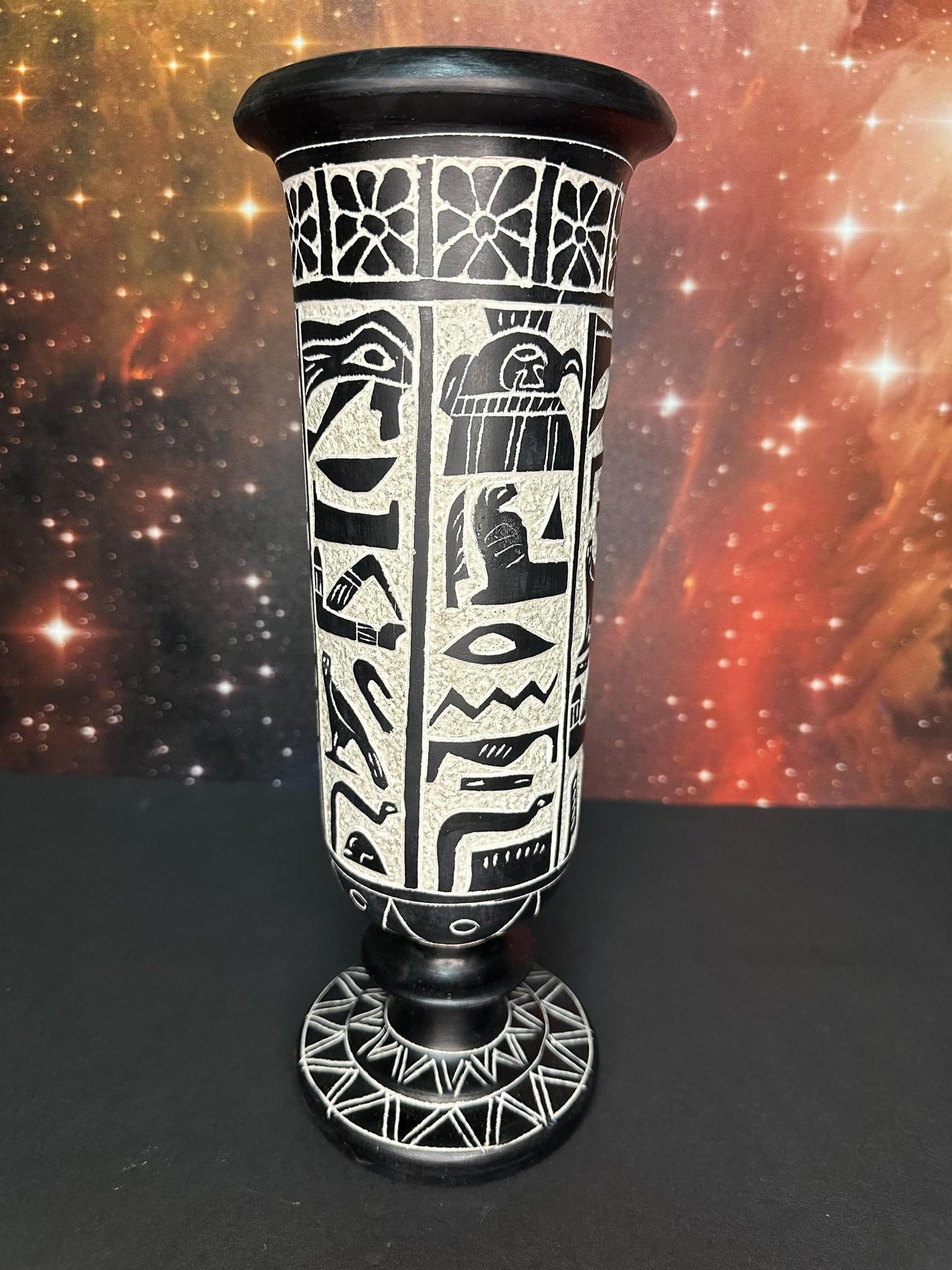 Hieroglyphic Vase Replica