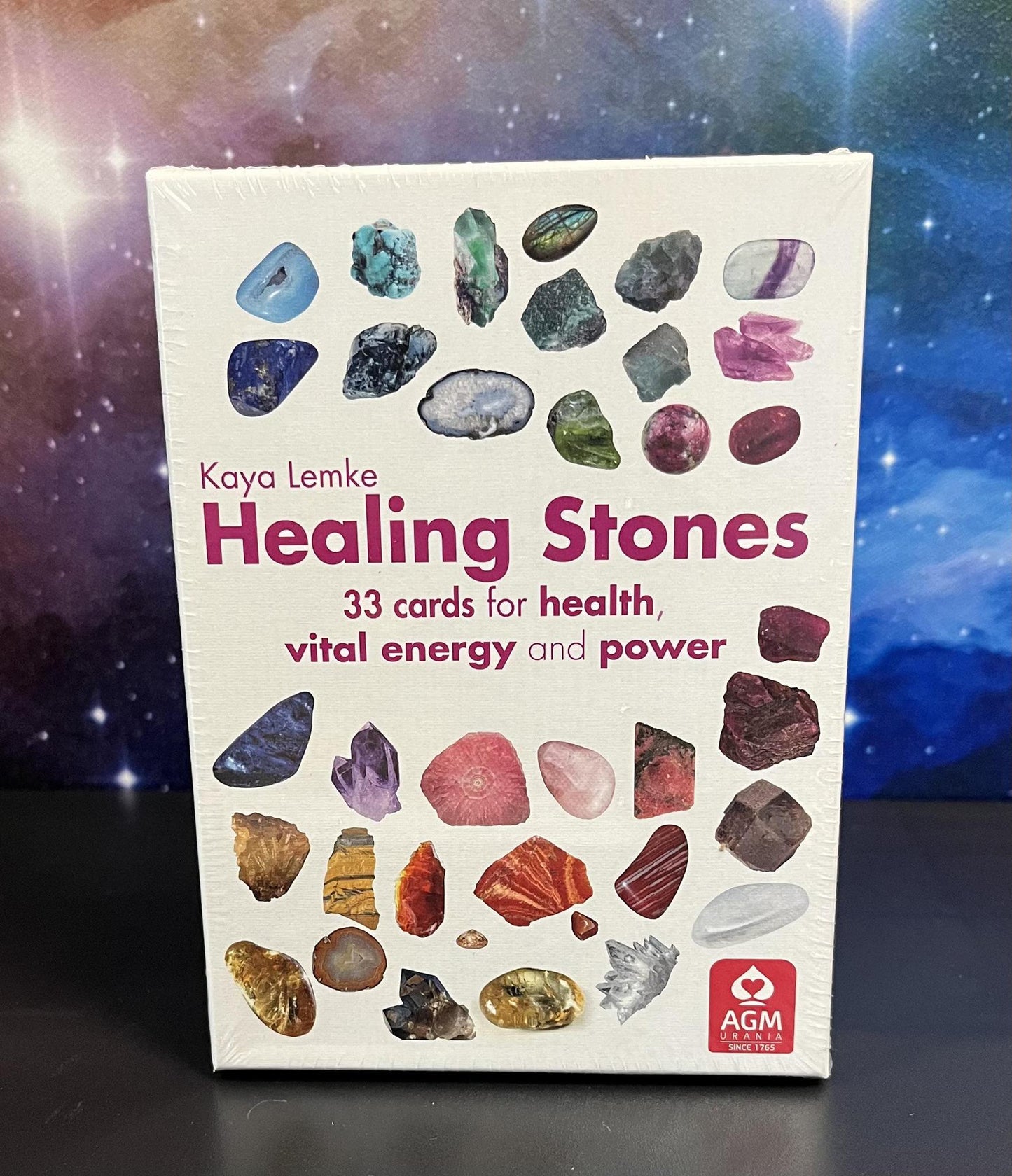 Healing Stones: 33 Cards for Health, Vital Energy and Power