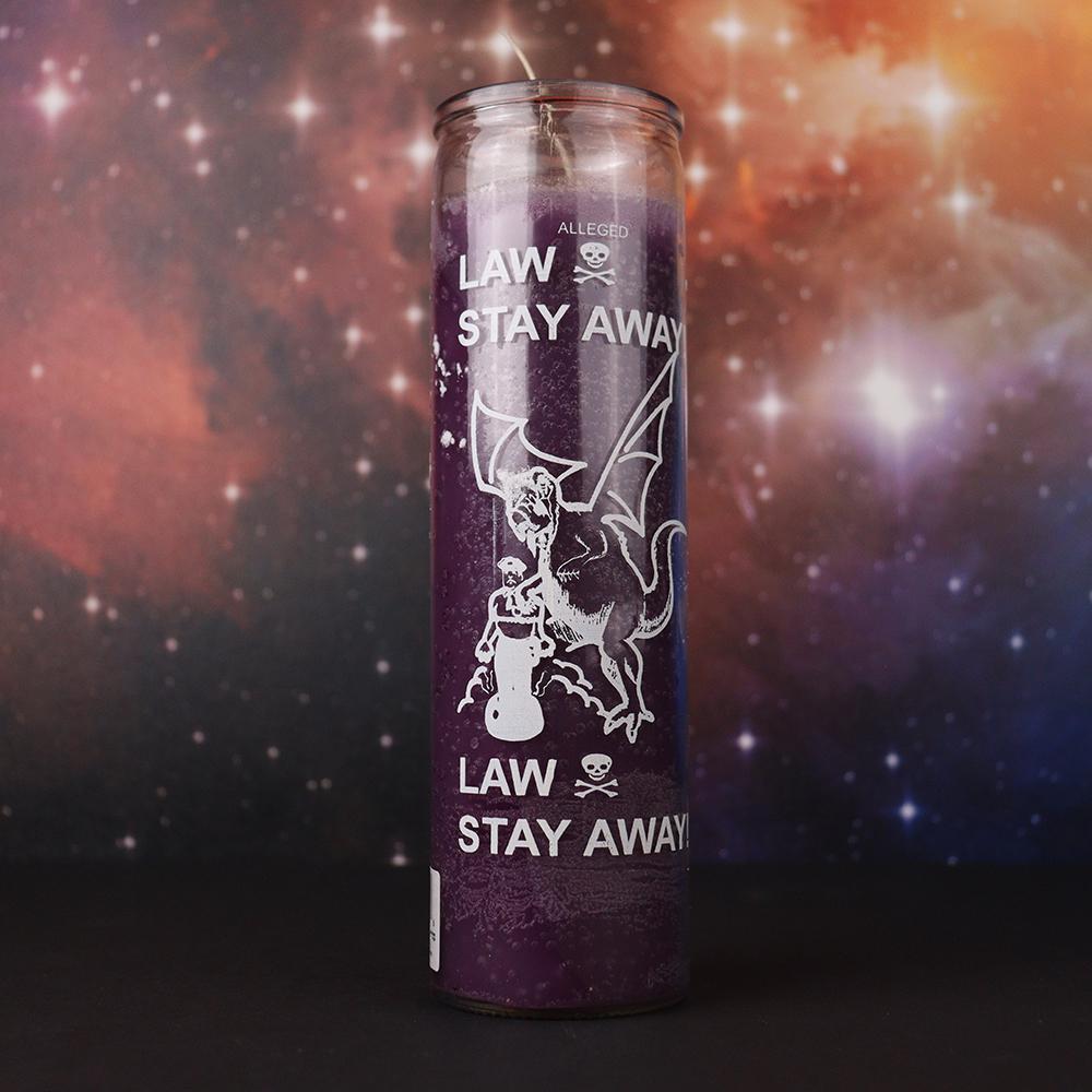 Law Stay Away Candle