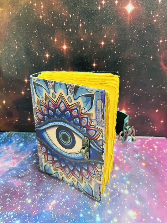 Leather All Seeing Eye Journal/ Sketchbook