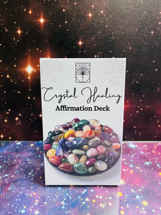 Crystal Healing Affirmation Card Deck