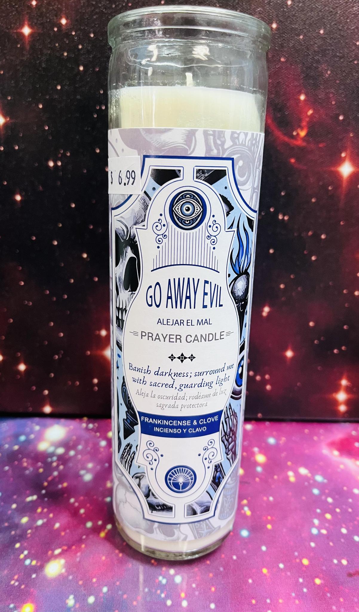 Frankincense & Clove Scented Go Away Evil 7 Day Candle