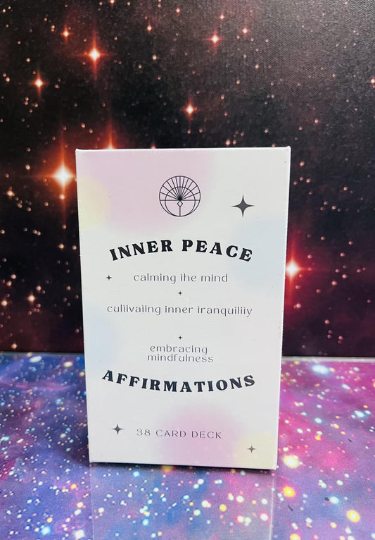 Inner Peace Affirmation Card Deck (38 cards)