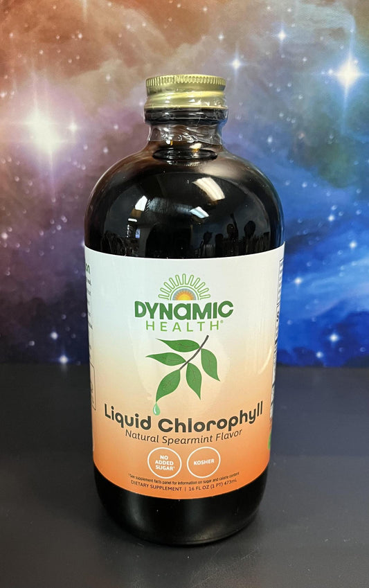 Liquid Chlorophyll: Natural Spearmint Flavor 16oz