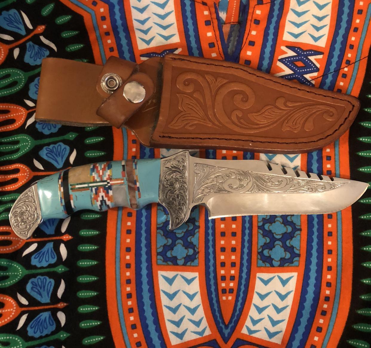 Turquoise Handle Knife